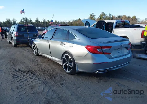 2019 Honda Accord Sport 2.0T из США, поврежденный, VIN 1HGCV2F3XKA016331